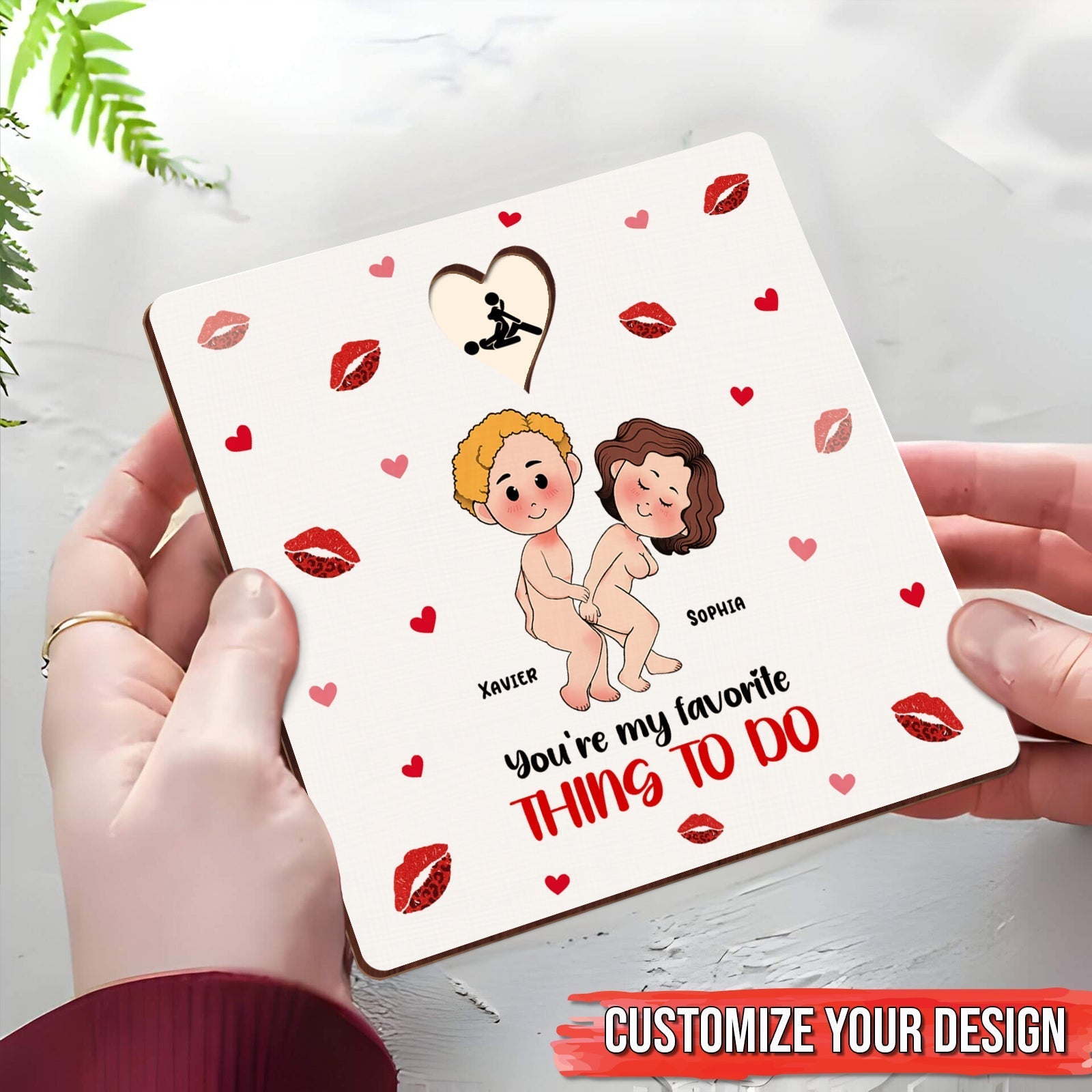 Couple - You're My Favorite Thing To Do - Personalized Love Toy Gift