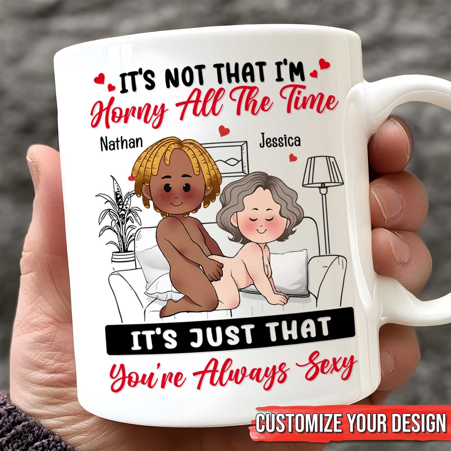 Couple - My Butt Would Be So Lonely Without You - Personalized Mug