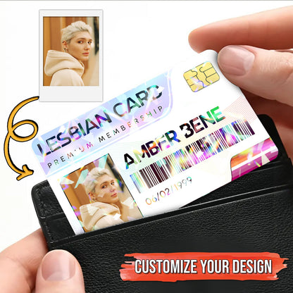 Pride - Gay Card Member Ship - Personalized Wallet Card