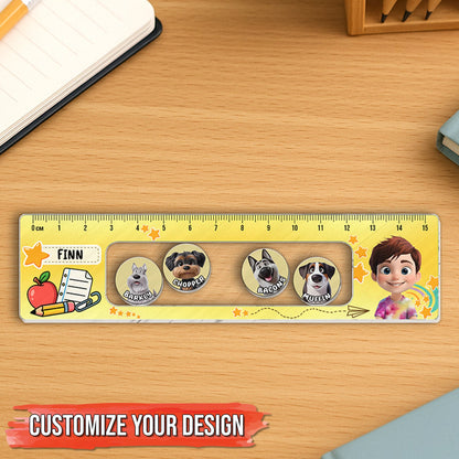 Pet Lovers - Personalized Shaking Charm Ruler