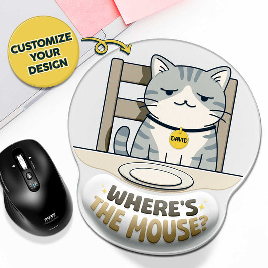 Pet Lover - Hungry Cat - Personalized Mouse Pad