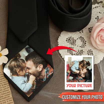 Father - Personalized Photo Tie Patch