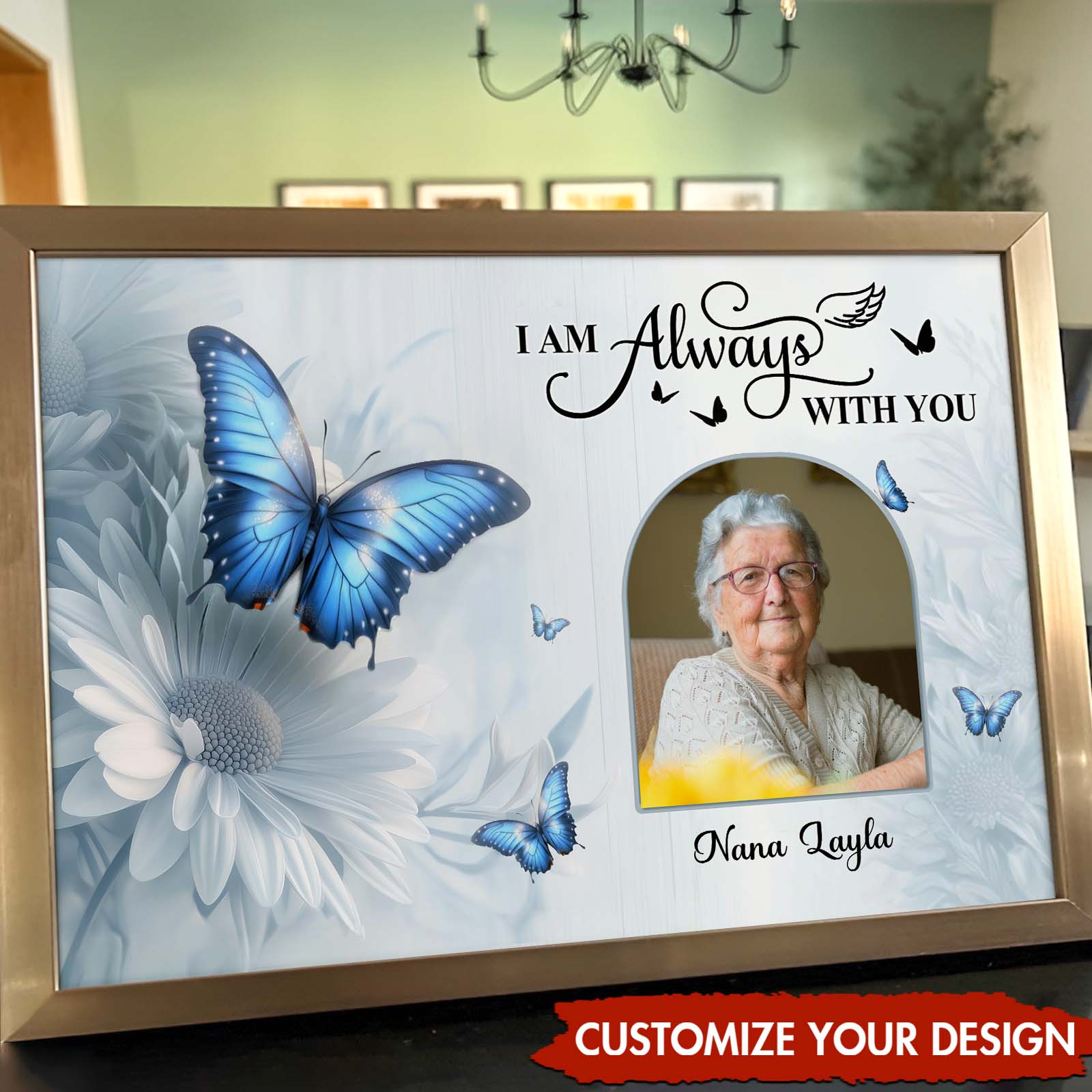 Family - I Am Always With You - Personalized Memorial Poster 3D