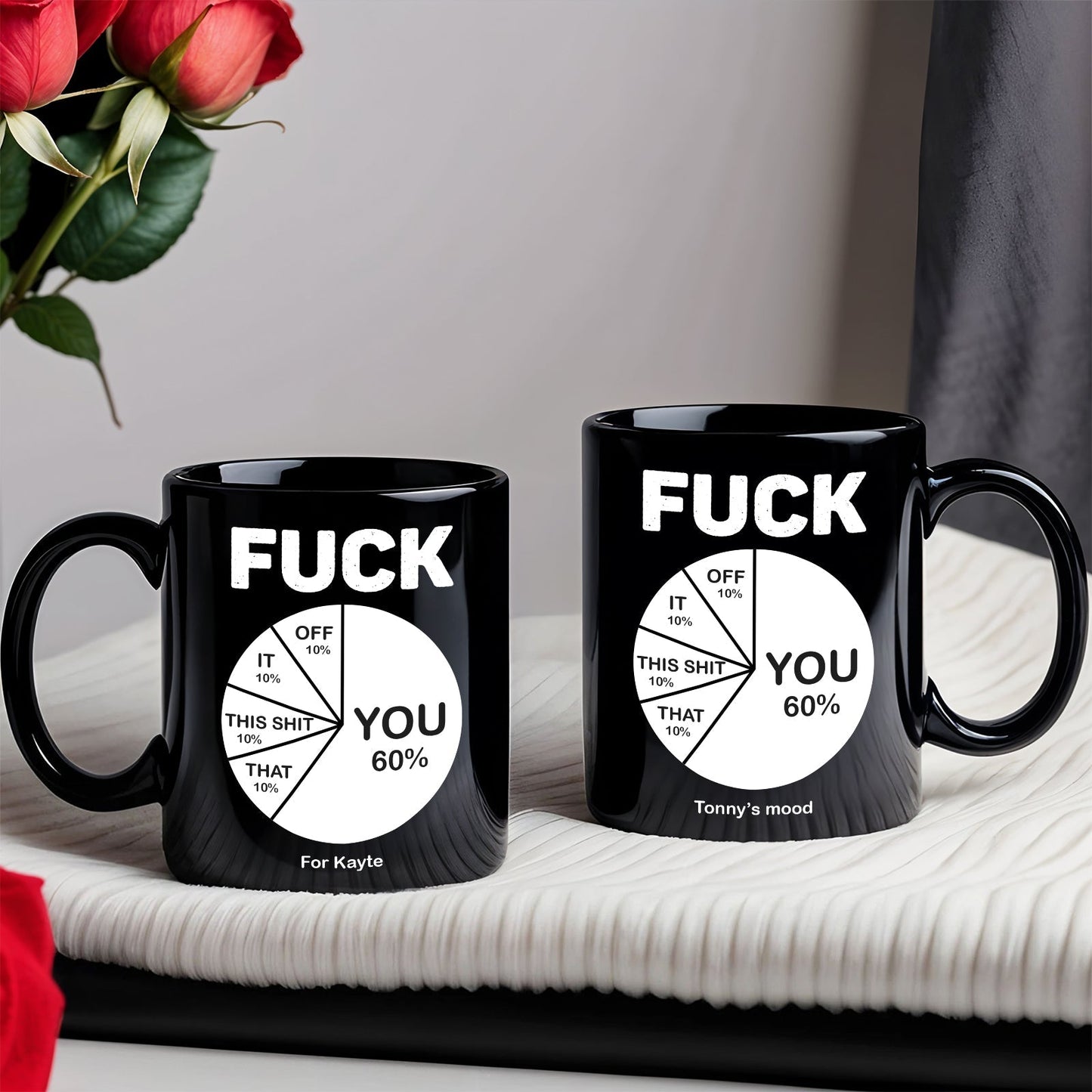Custom funny coffee mug gift with humorous design and text for everyday use