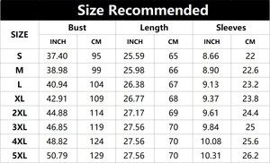 Size chart for funny Florida Everglades tee for women showing bust length and sleeve measurements in inches and cm