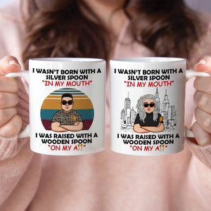 Funny personalized mug with humorous quotes and colorful designs for gifts or home use