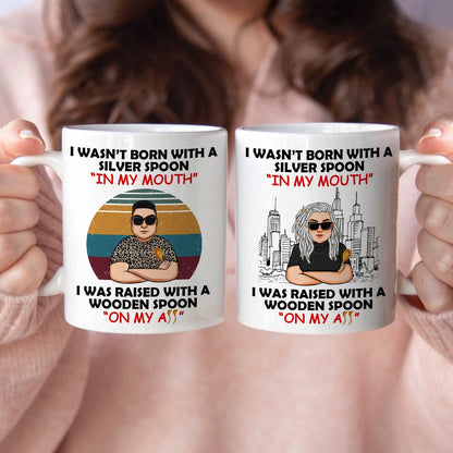 Funny personalized mug with humorous quotes and colorful designs for gifts or home use