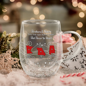 365Gifty personalized glass mug with red state silhouettes and names holiday decor unique long distance relationship gift