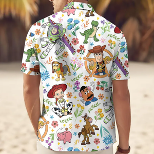 Cowboy & Space Ranger Inspired Hawaiian Shirt and Shorts Set | Vacation Outfit
