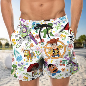 Cowboy & Space Ranger Inspired Hawaiian Shirt and Shorts Set | Vacation Outfit