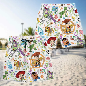 Cowboy & Space Ranger Inspired Hawaiian Shirt and Shorts Set | Vacation Outfit