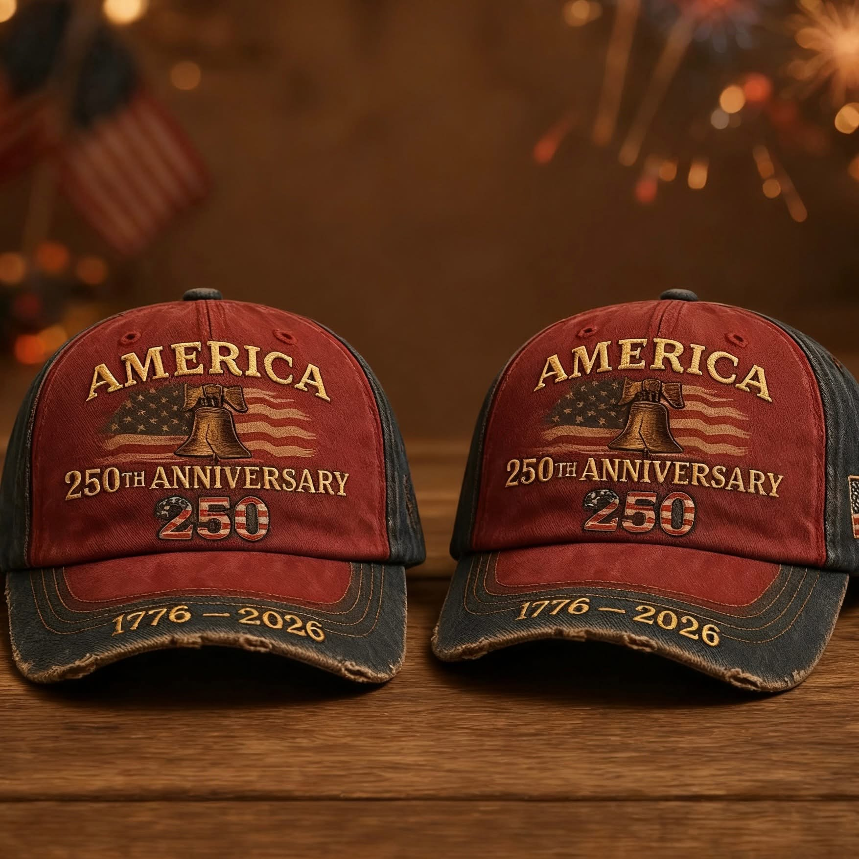 U.S. 250th Anniversary Hat - Red