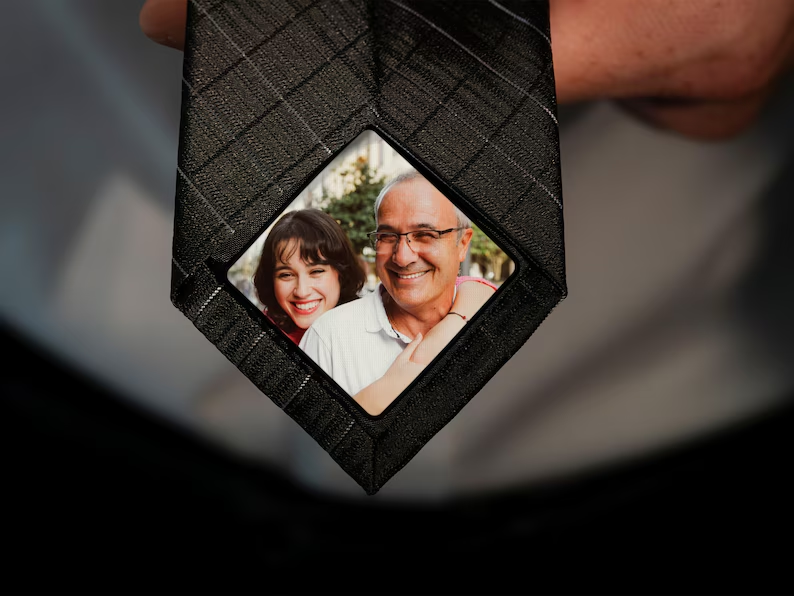 Family - Personalized Photo Tie Patch