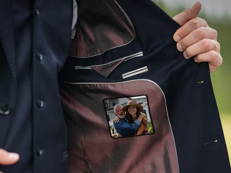 Family - Personalized Photo Tie Patch