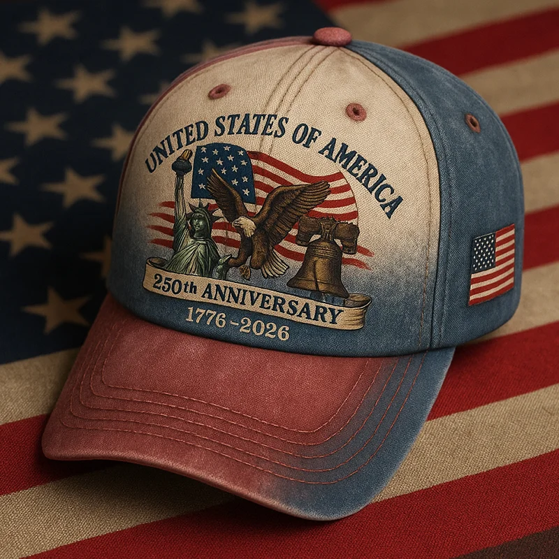 U.S. 250th Anniversary Hat - Eagle Flag Classic