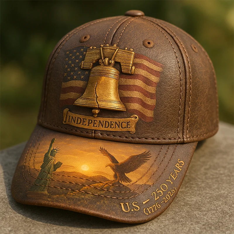 U.S. 250th Anniversary Hat - Charcoal Flag Eagle