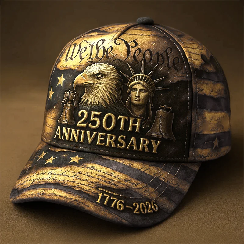 U.S. 250th Anniversary Hat - Gilded Constitution