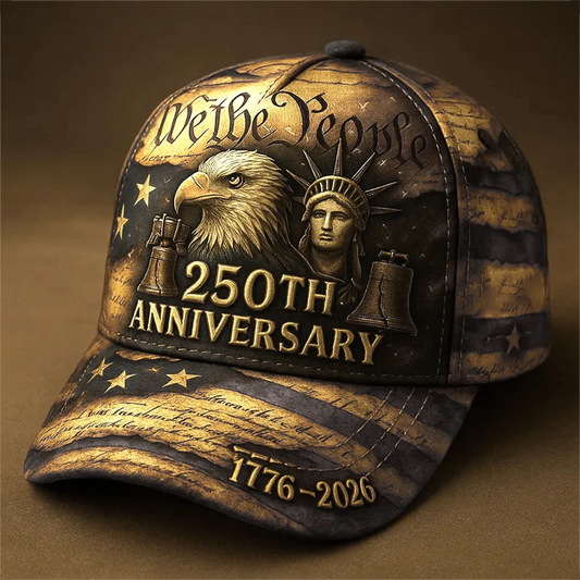 U.S. 250th Anniversary Hat - Gilded Constitution