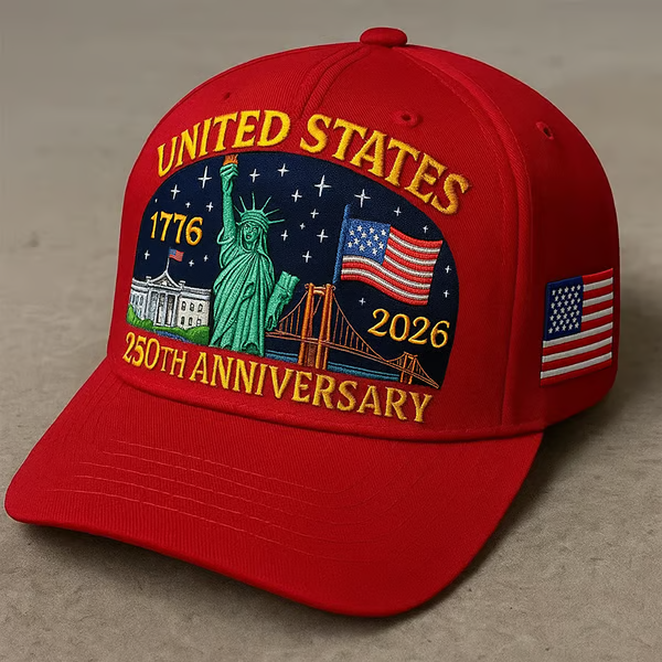 U.S. 250th Anniversary Hat - Patriots Commemorative Cap