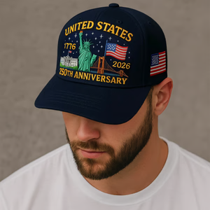 U.S. 250th Anniversary Hat - Patriots Commemorative Cap