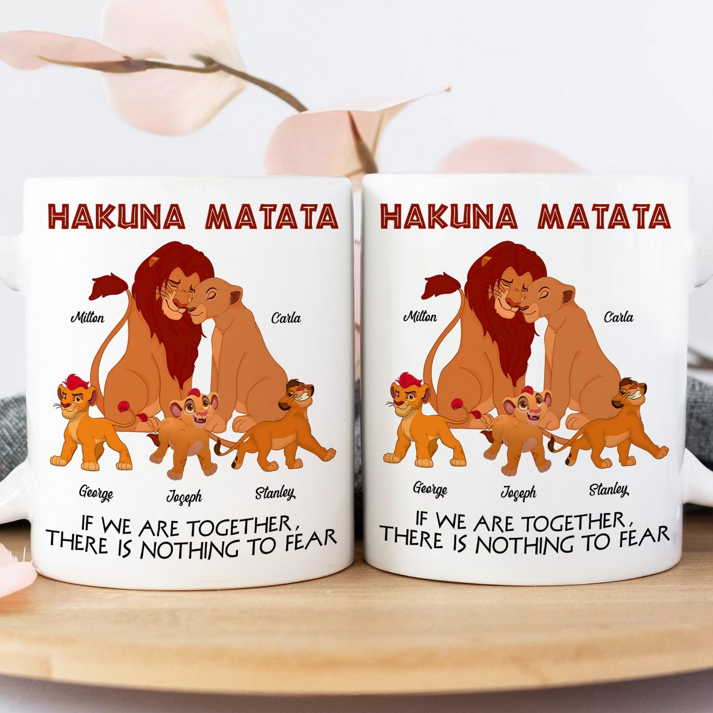 Family - The Lion Pet - Personalized Mug