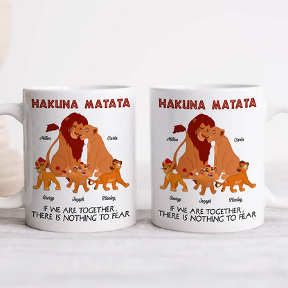 Family - The Lion Pet - Personalized Mug
