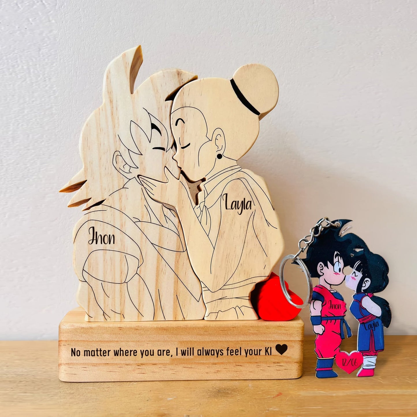 Couple - There Are No Limits To The Power Of Love - Personalized Wooden Puzzle