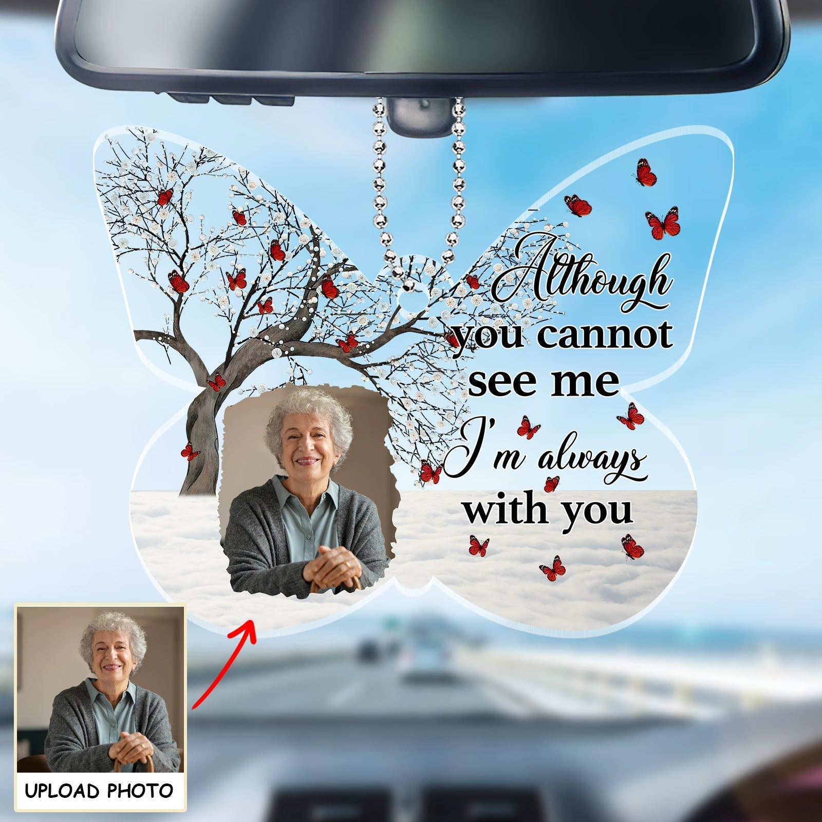 Family - I'm Always With You - Personalized Acrylic Photo Keychain