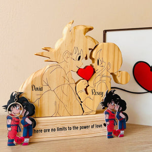 Couple - There Are No Limits To The Power Of Love - Personalized Wooden Puzzle