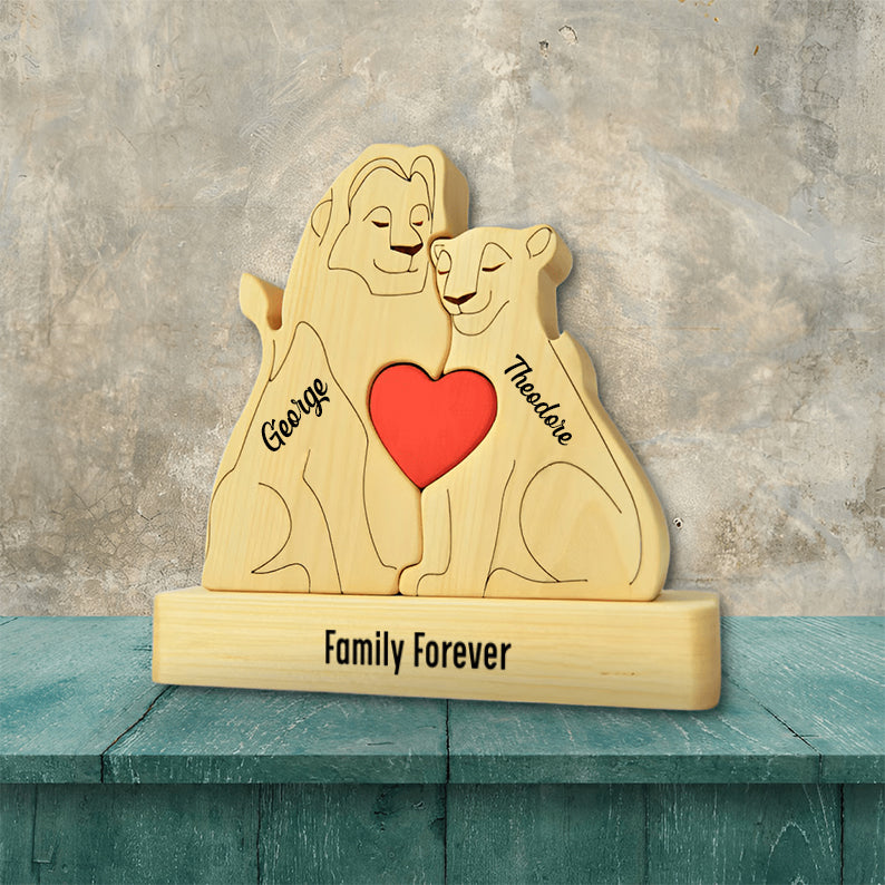 Family - Family Forever - Personalized Wooden Puzzle