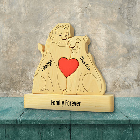 Family - Family Forever - Personalized Wooden Puzzle