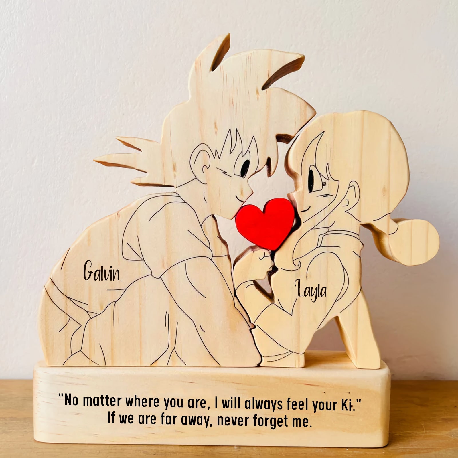Couple - There Are No Limits To The Power Of Love - Personalized Wooden Puzzle