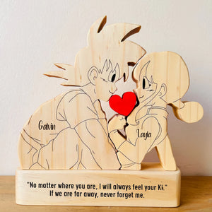 Couple - There Are No Limits To The Power Of Love - Personalized Wooden Puzzle