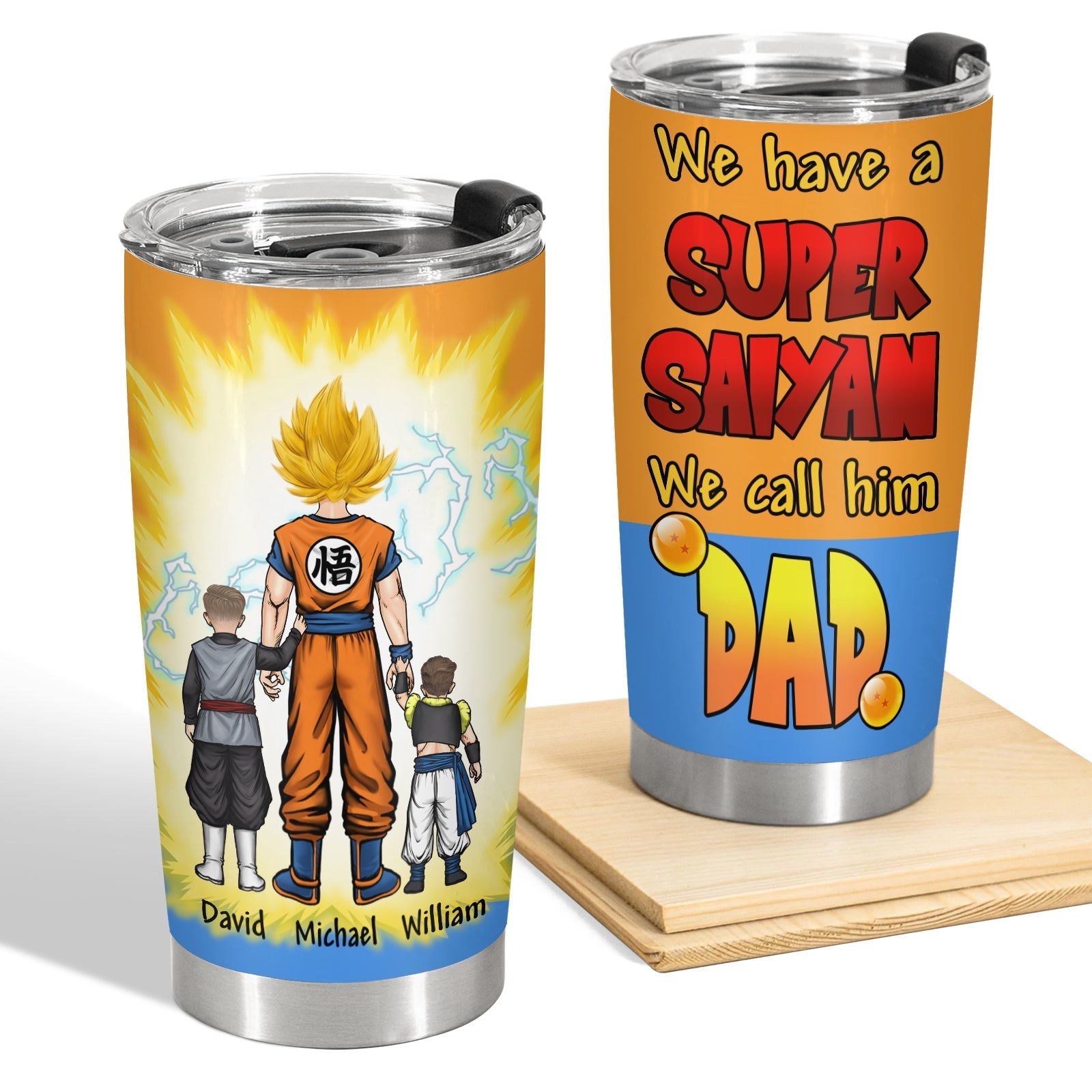 Family - We Call Him Dad - Personalized Tumbler