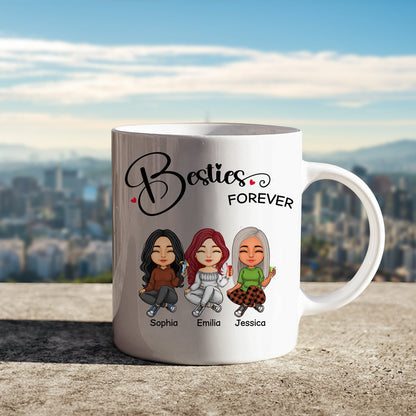 Besties - Besties Forever - Personalized Mug (Ver 5)