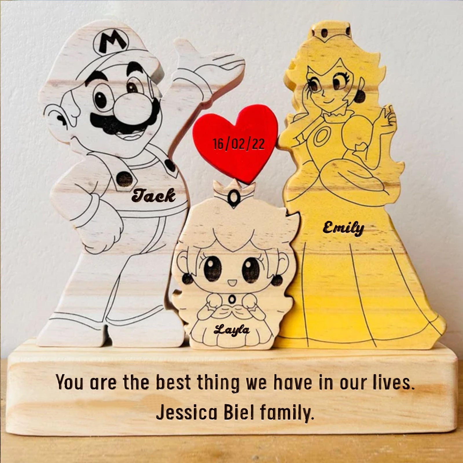 Famous Game Characters- Personalized Wooden Puzzle