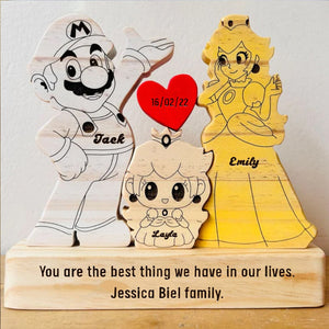 Famous Game Characters- Personalized Wooden Puzzle