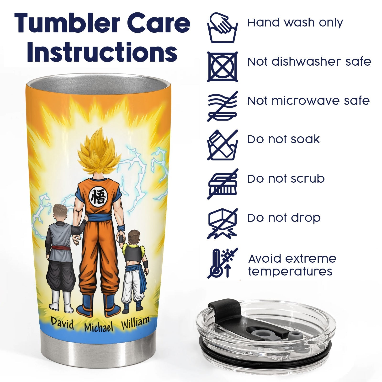 Family - We Call Him Dad - Personalized Tumbler