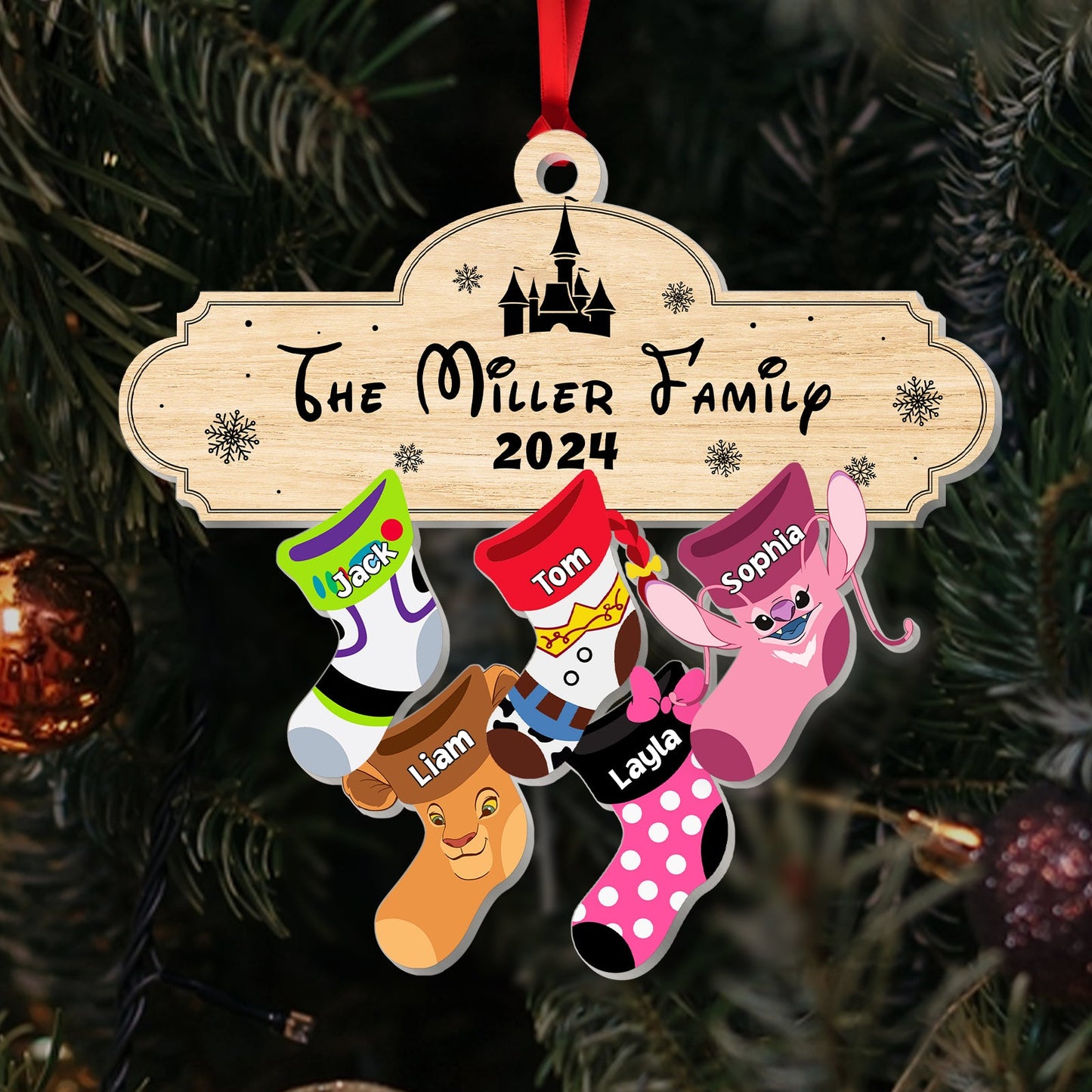 Family - The Miller Family - Personalized Acrylic Ornament