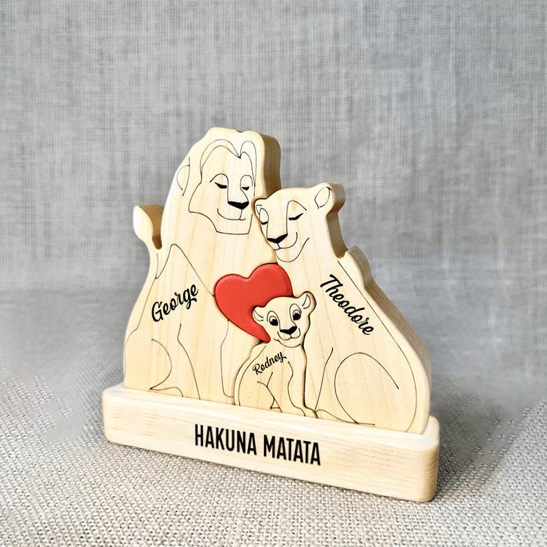 Family - Family Forever - Personalized Wooden Puzzle