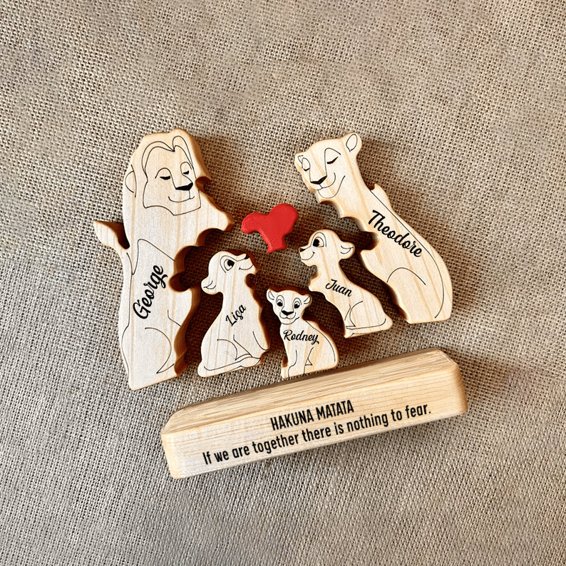 Family - Family Forever - Personalized Wooden Puzzle