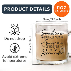 Personalized birth month flower mug with engraved motivational quote for coffee lovers