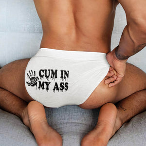 Personalized couple boxers featuring cheeky text design for fun and playful couples