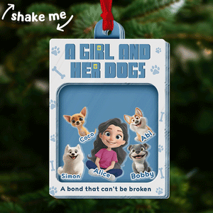 Personalized dog lover ornament shaped like a vintage car celebrating marriage with vibrant designs