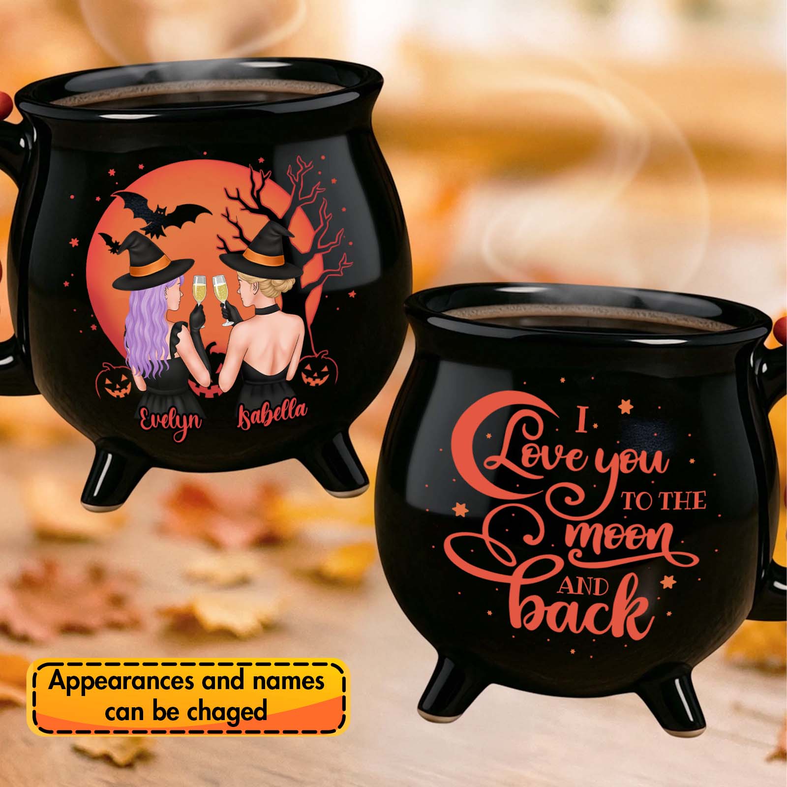 Engraved wooden pet memorial ornament with customizable photo and name options for remembrance