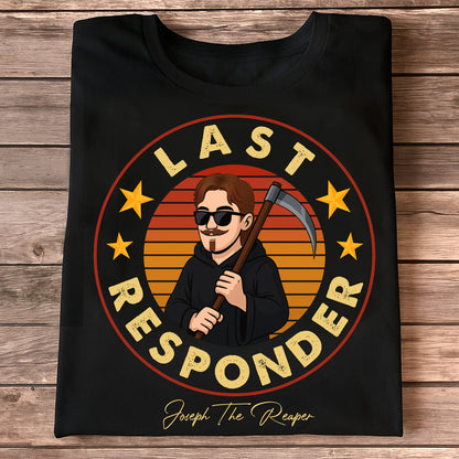 365Gifty personalized Halloween shirt with colorful popsicle graphics and custom names on black tee