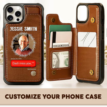 Personalized phone case for mom with a photo and heartfelt message for a special touch
