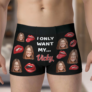 Personalized photo boxers for couples featuring fun graphics and custom images for a unique gift